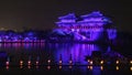 Open air performance and light show in Kaifeng, capital of ChinaÃ¢â¬â¢s Song Dynasty